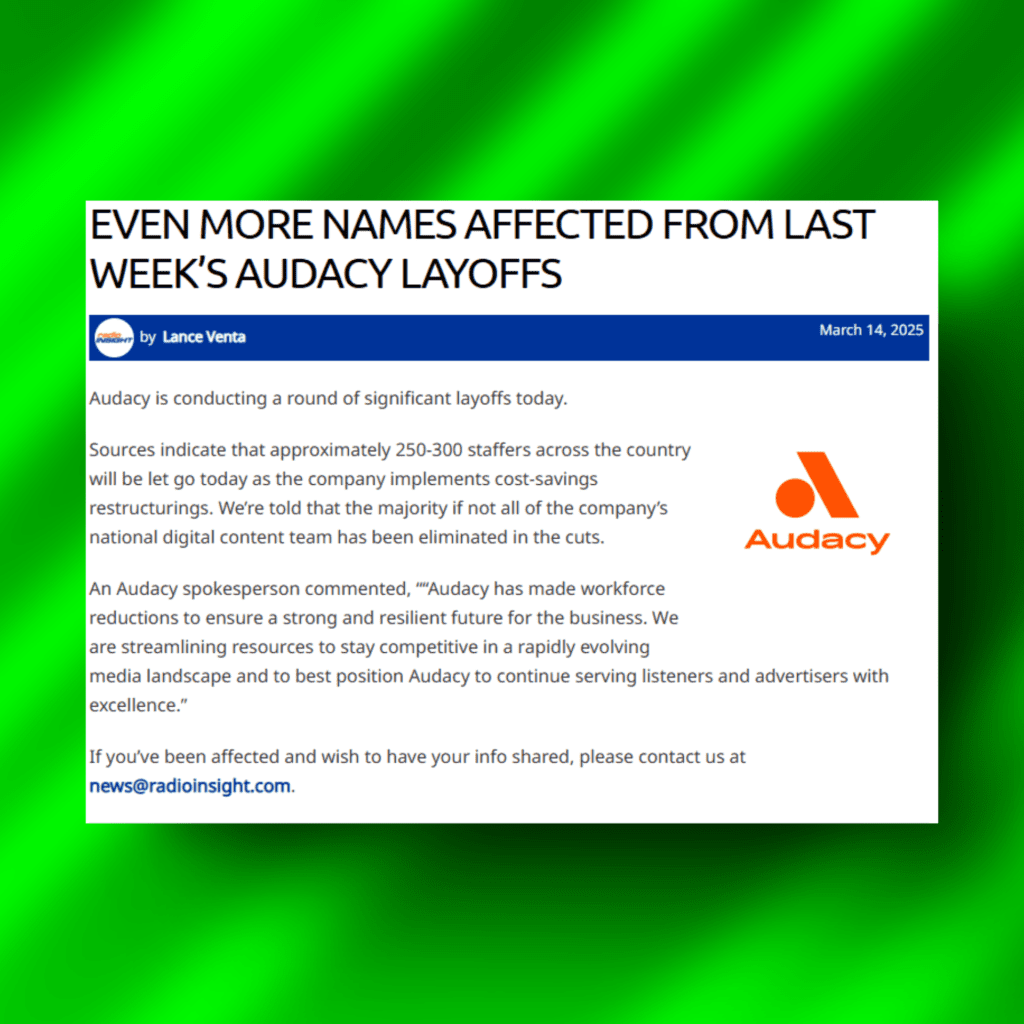 SoundDebatable.com News Layoffs and Pineapple Street