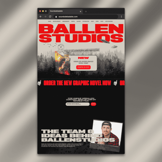 SoundDebatable.com website Ballen