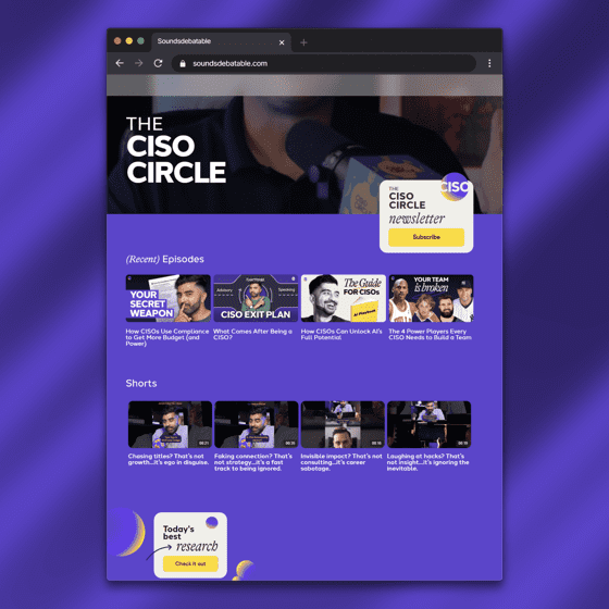 SoundDebatable.com website ciso