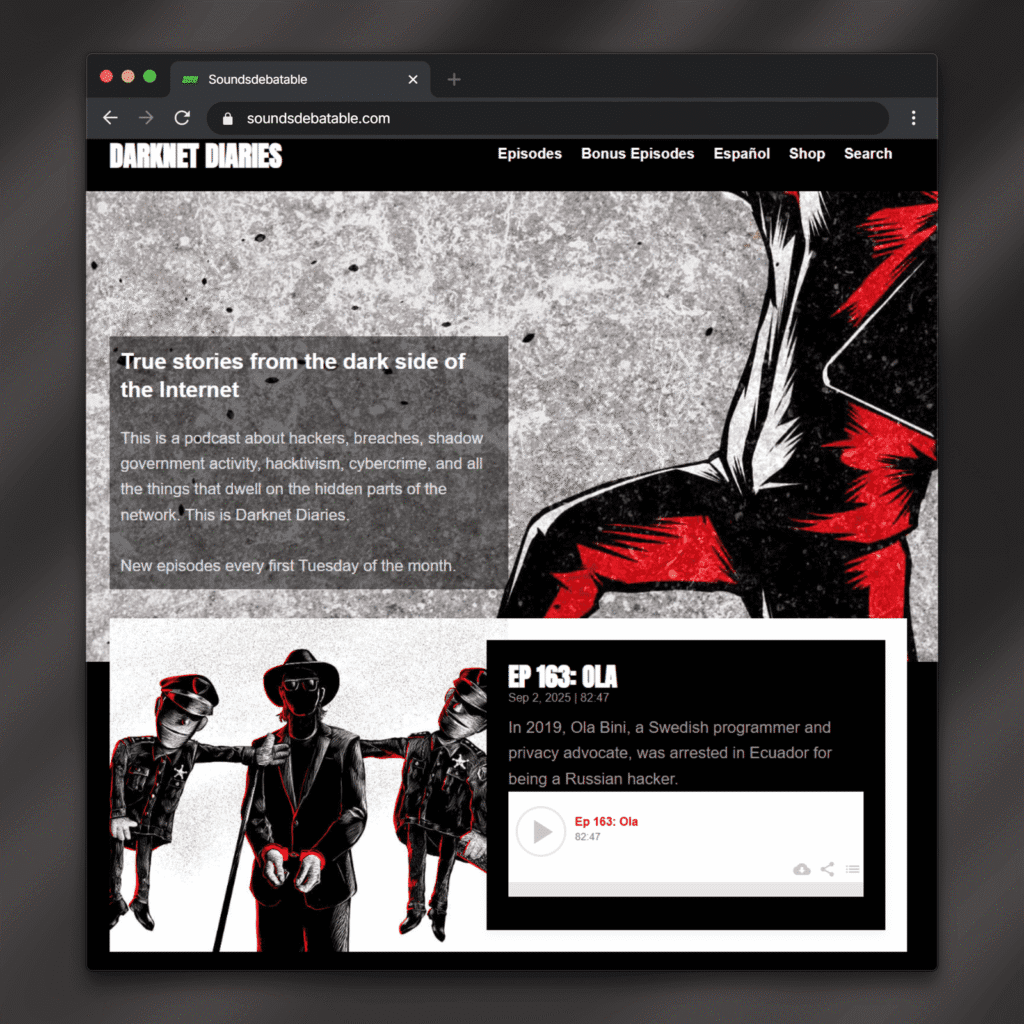 SoundDebatable.com website darknet diaries.png